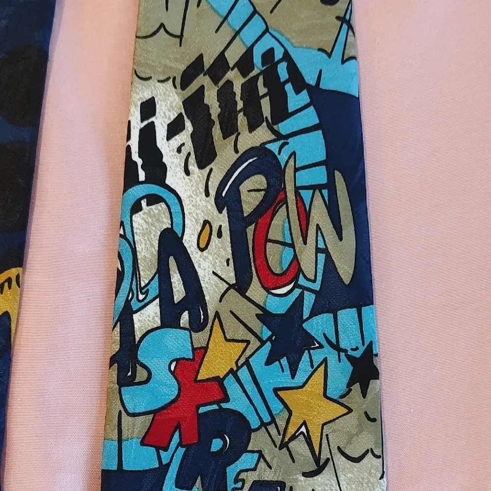 Mickey Mouse POW CLOCK Tie Circa 1990s
